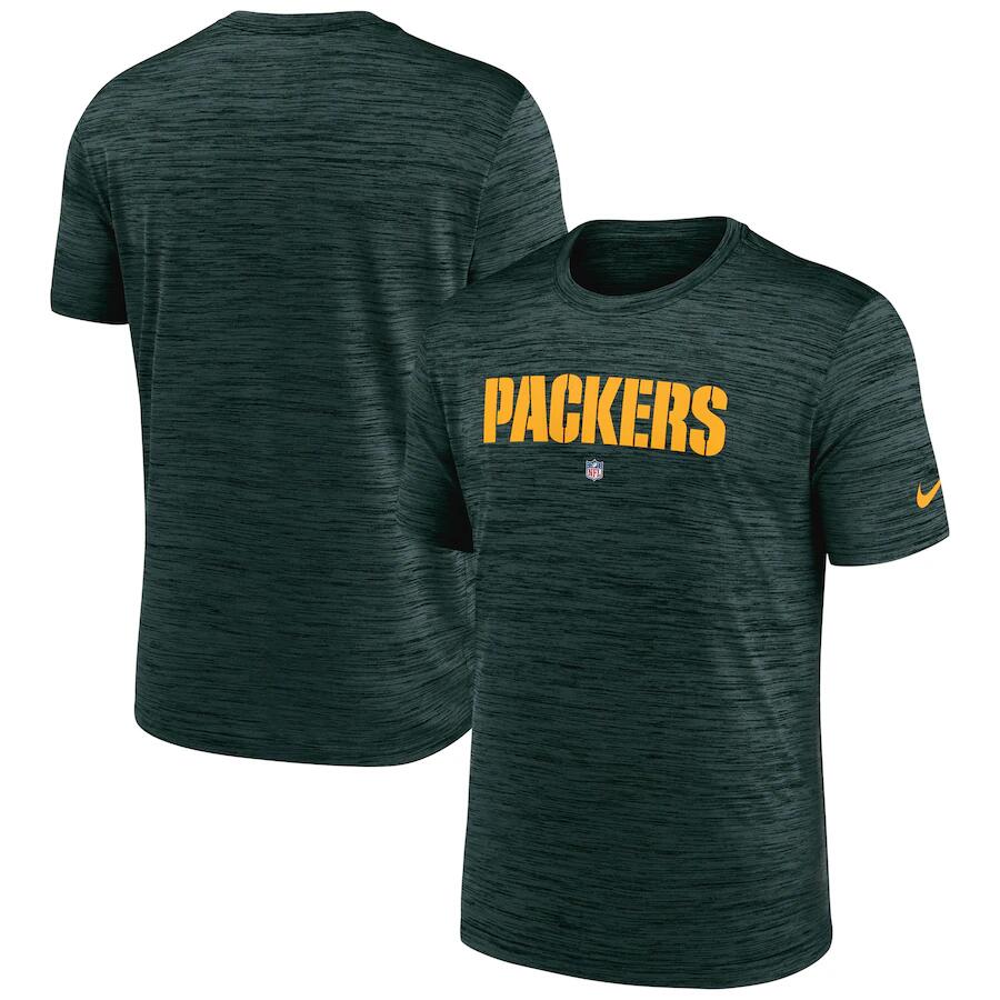 Men's Green Bay Packers Green Velocity Performance T-Shirt